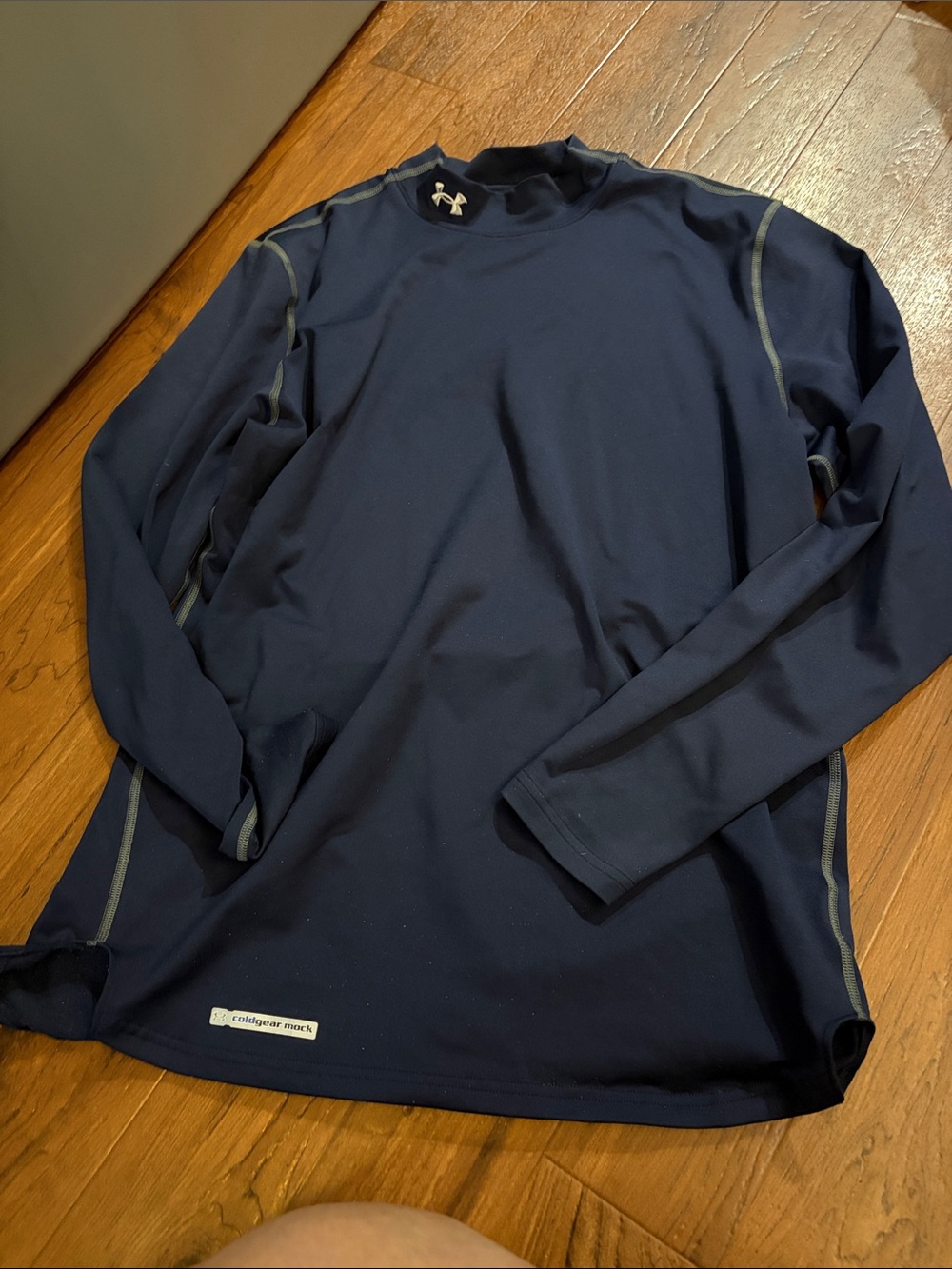 Under Armour Navy ColdGear Long Sleeve Compression Top
